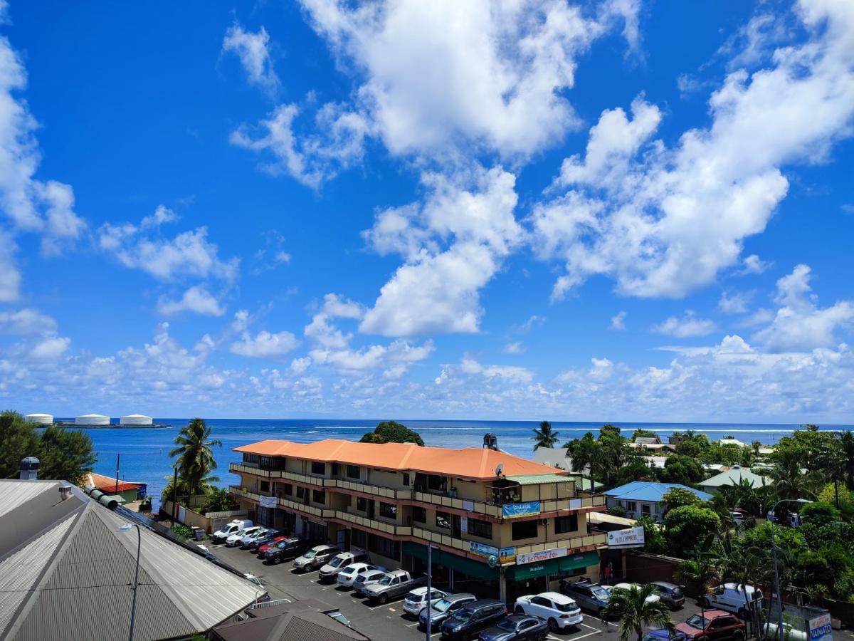 Blue Moana Studio Papeete - Sea View, Ac, Fast Wifi, Pool, Gym Kültér fotó