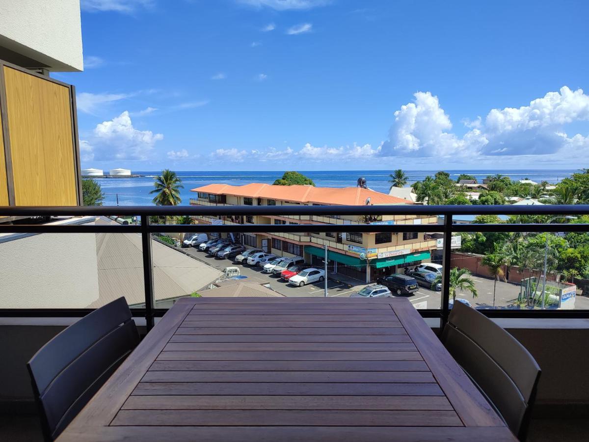 Blue Moana Studio Papeete - Sea View, Ac, Fast Wifi, Pool, Gym Kültér fotó